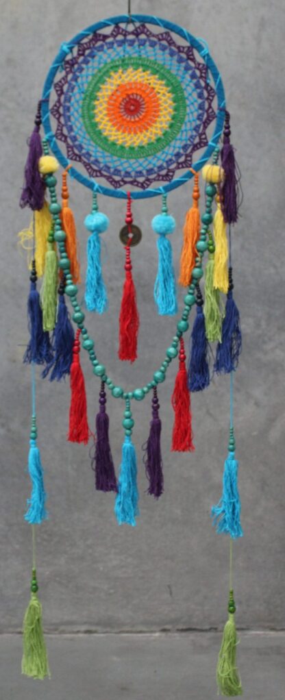 30cm Large Pom Pom Dreamcatcher - Image 6