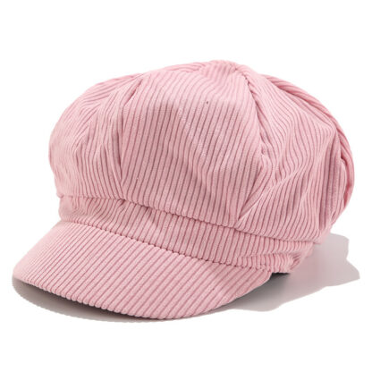 Cotton Corduroy Newsboy Cap - Image 10