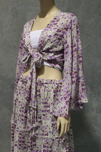 Crepe Cottage Kabaya Wrap Top - 3 COLOURS AVAIL! - Image 13