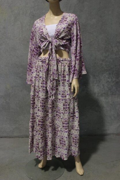 Crepe Cottage Kabaya Wrap Top - 3 COLOURS AVAIL! - Image 14