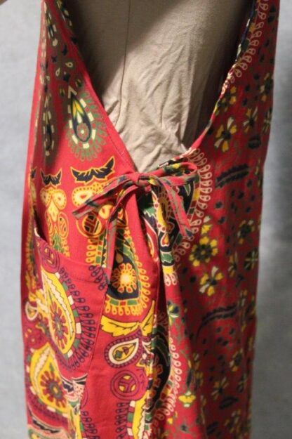 Mandala Print Cotton Overalls Dress - Image 5