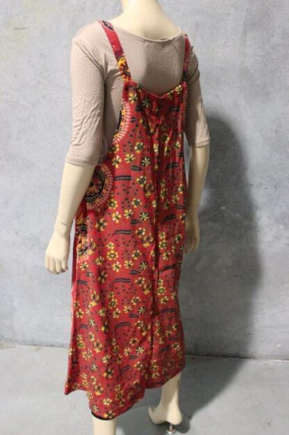 Mandala Print Cotton Overalls Dress - Image 4