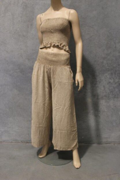 Shirred Wide Leg Rayon Pants BLACK NOW AVAIL! - Image 9
