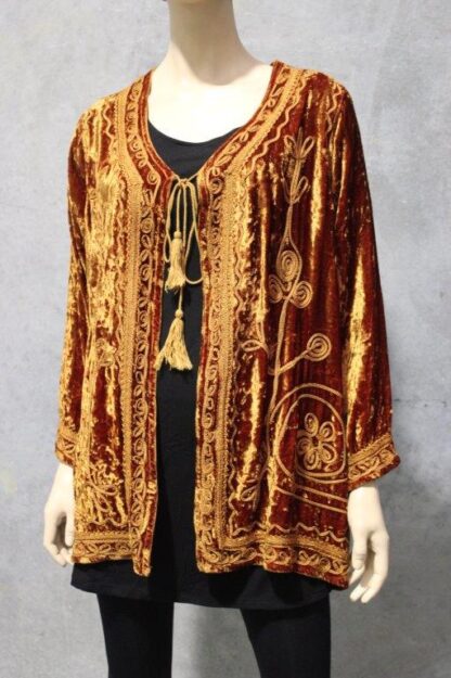 Velvet Revival Braid Emb Jacket IN 4 COLOURS!