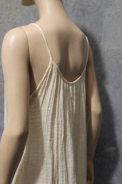 Shantung Slip Dress w Hem Tier - Image 5