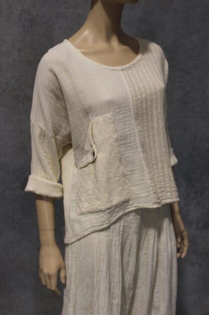 Cotton Splice Top W Pocket - Image 3