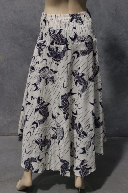 Koi Print Shirred Skirt/Dress 5 Prints - Image 9