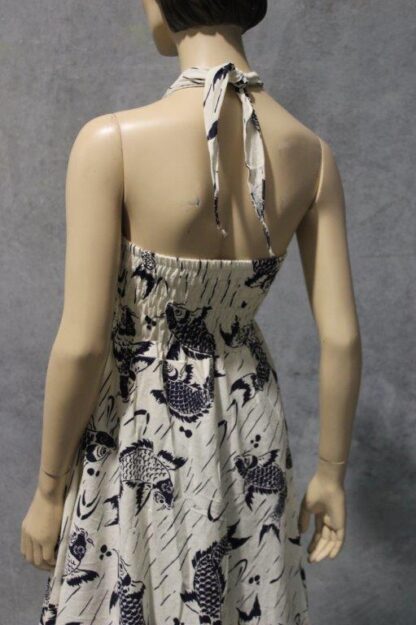 Koi Print Shirred Skirt/Dress 5 Prints - Image 7