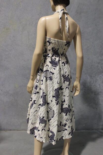 Koi Print Shirred Skirt/Dress 5 Prints - Image 6