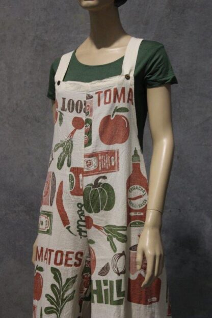 Flour Print Strappy Dungarees (2 PRINTS) - Image 4