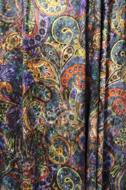 Mod Stretch Velour Belted Jacket (Paisley) - Image 13