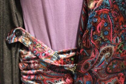 Mod Stretch Velour Belted Jacket (Paisley) - Image 10