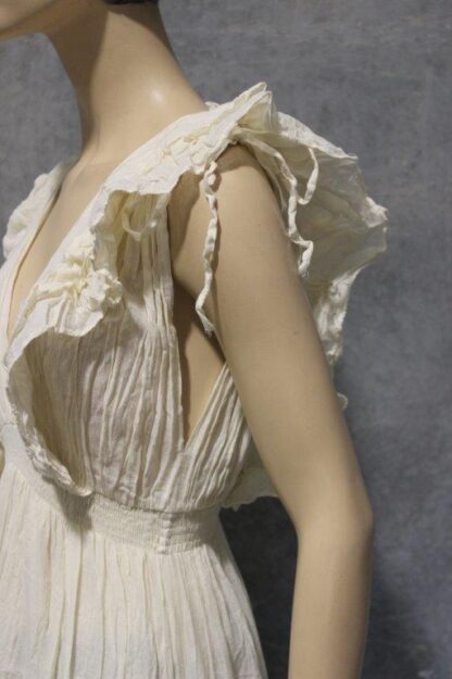 Ruffle Bodice Calico Midi Dress - Image 7