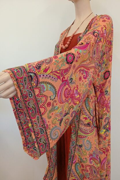 ARTSILK Kimono Long w Pockets BEAUTIFUL NEW PRINTS! - Image 8