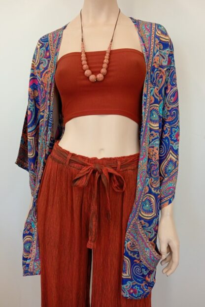 ARTSILK Kimono Mid Length w Pockets BEAUTIFUL NEW PRINTS! - Image 7