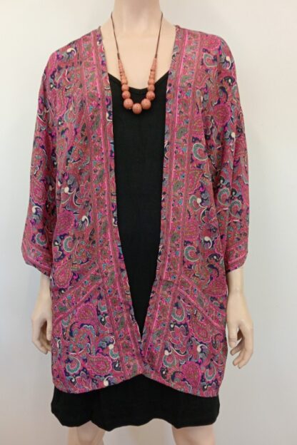 ARTSILK Kimono Mid Length w Pockets BEAUTIFUL NEW PRINTS! - Image 8