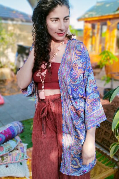 ARTSILK Kimono Mid Length w Pockets BEAUTIFUL NEW PRINTS! - Image 2