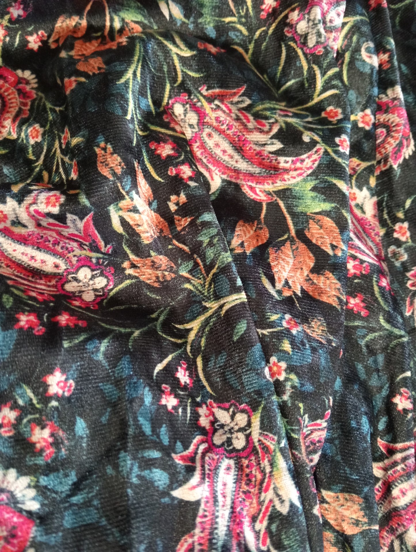 Mod Stretch Velour A-line Midaxi Skirt IN 3 NEW PRINTS! - Image 8