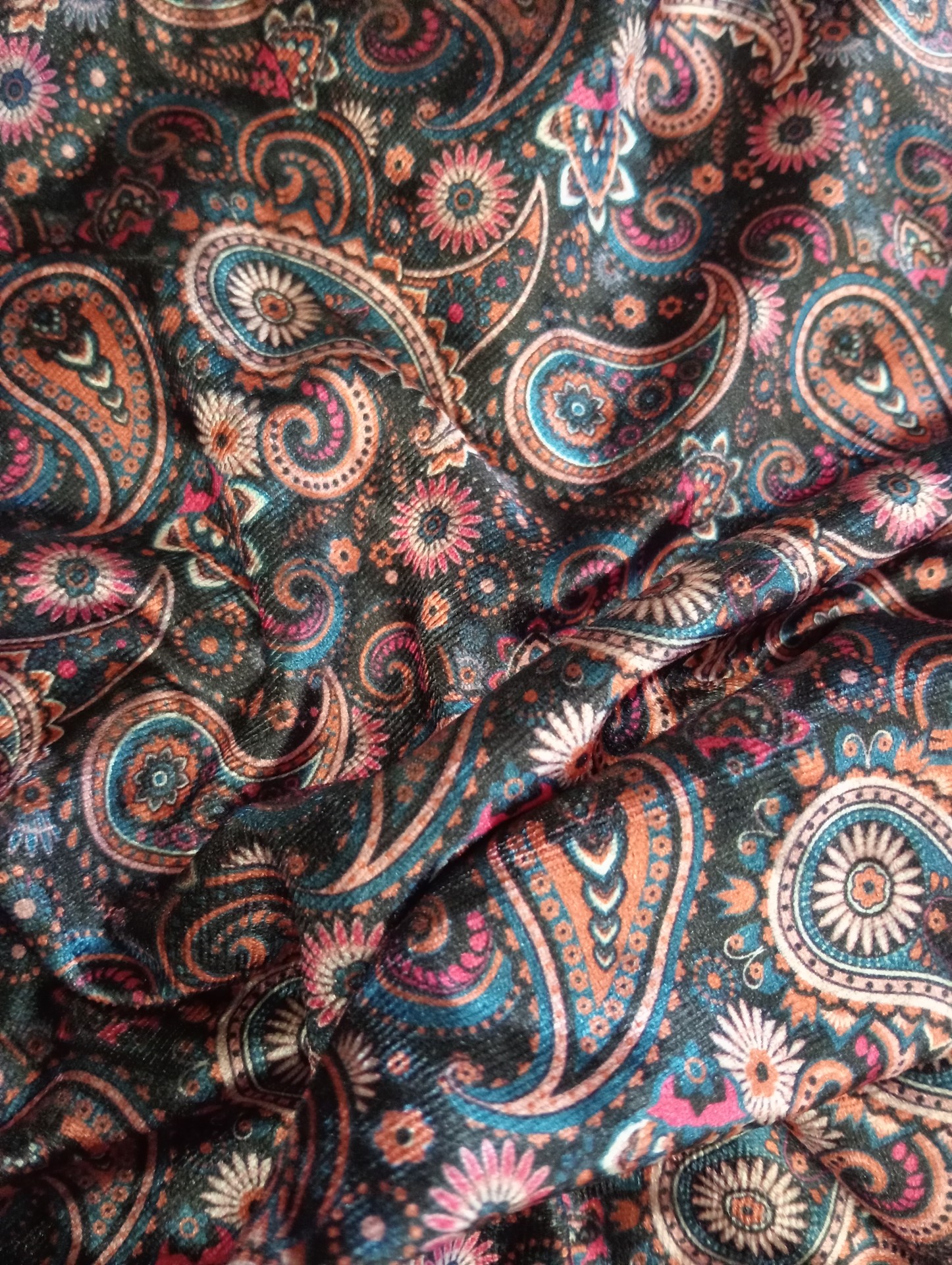 Mod Stretch Velour A-line Midaxi Skirt IN 3 NEW PRINTS! - Image 7