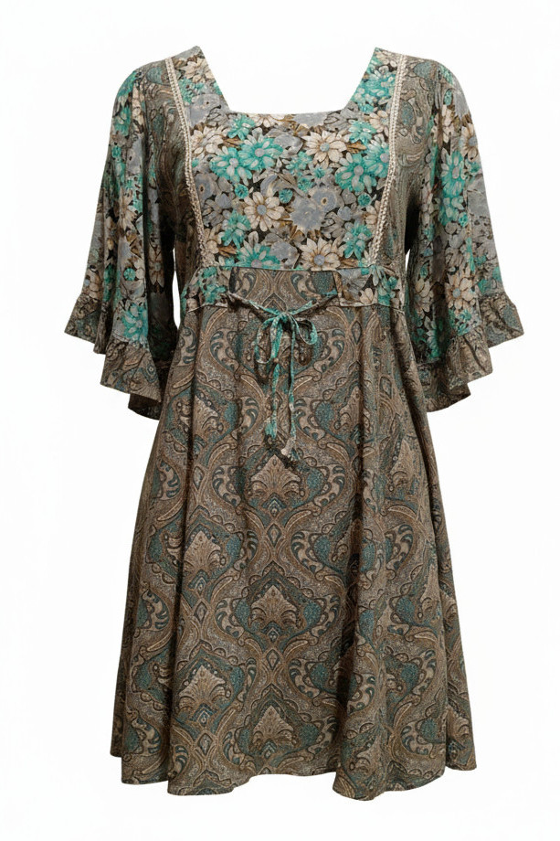Floral Acid Wash Angel Sleeve NEW PRINTS! - Image 7