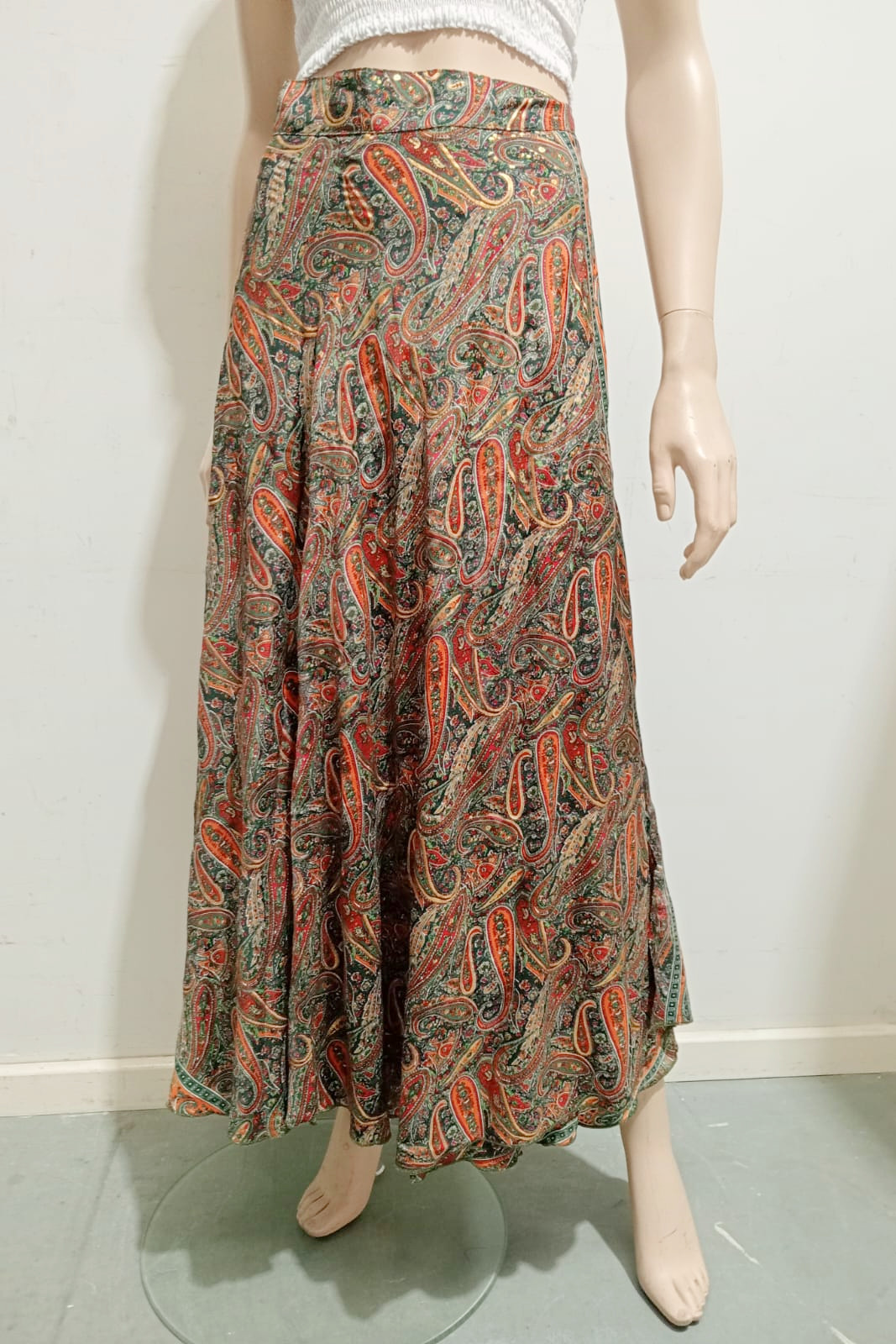 Artsilk Sari Long Wrap Skirt 1 Layer NEW PRINTS! - Image 8