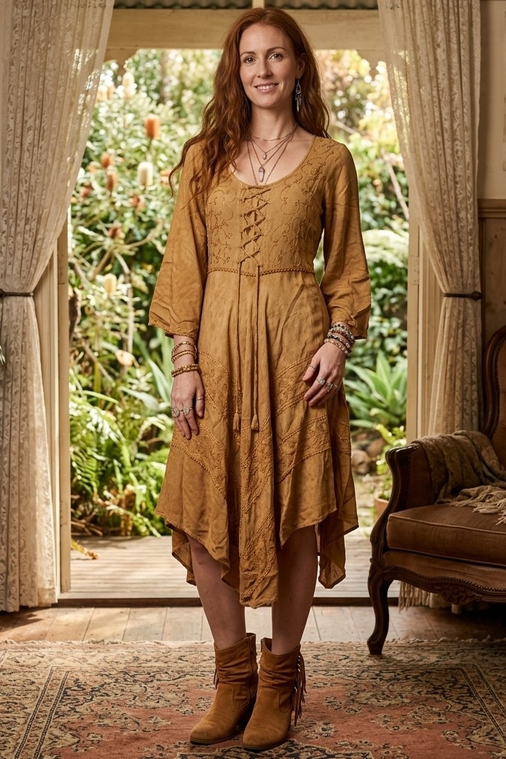 Lace Up Stevie Dress Long Sleeves NEW COLS ADDED! - Image 8