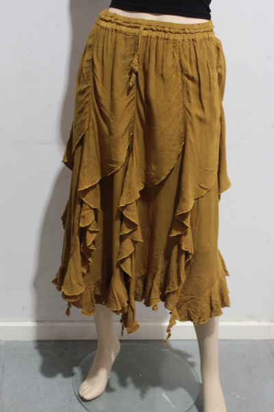 Fluted Bias Layer Ruffle Skirt NEW COLS ADDED! - Image 4