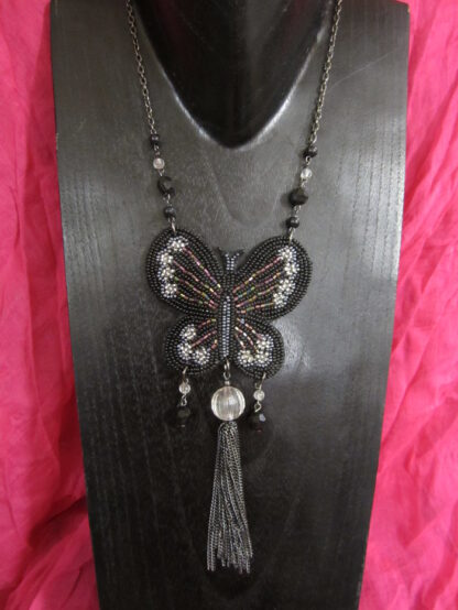 Butterfly Tassel Necklace