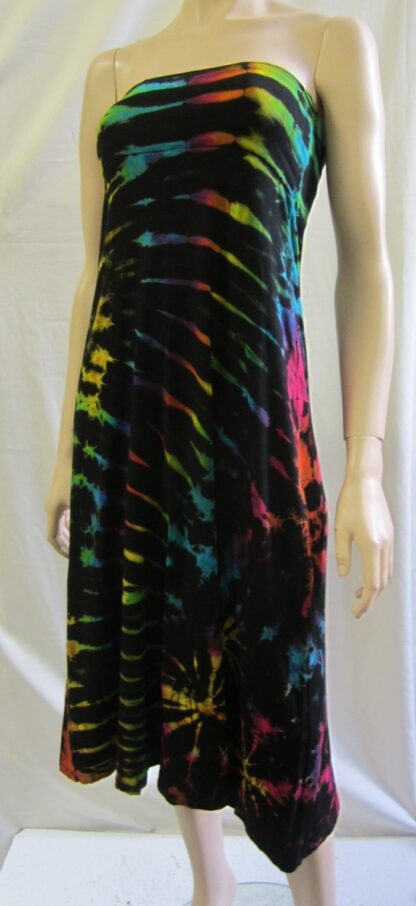 Tie Dye Spandex Long Skirt