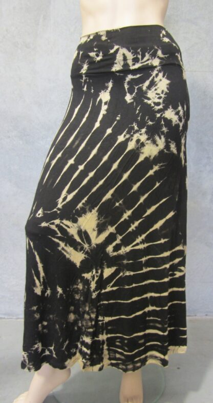 Tie Dye Spandex Long Skirt