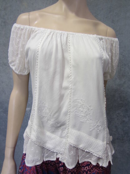 Rayon Romance Off Shoulder Top