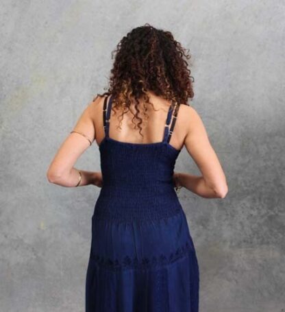 Acid Wash Lace Up Maxi