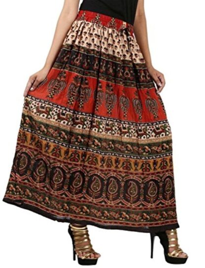 Market Bagru Crinkle Skirt