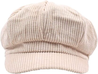 Cotton Corduroy Newsboy Cap - Image 13
