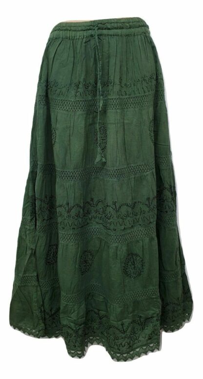 Cotton Voile Embroidered Tier Skirt NEW COLS ADDED! - Image 27