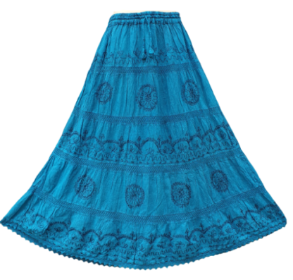 Cotton Voile Embroidered Tier Skirt NEW COLS ADDED! - Image 20