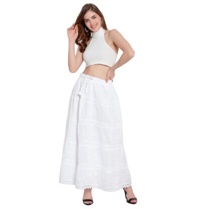 Cotton Voile Embroidered Tier Skirt NEW COLS ADDED! - Image 3