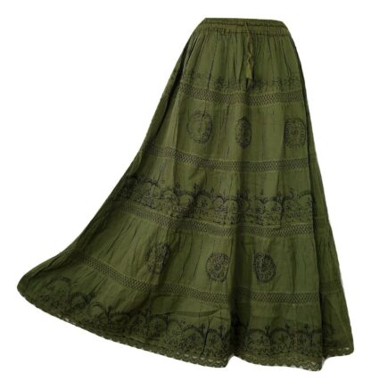 Cotton Voile Embroidered Tier Skirt NEW COLS ADDED! - Image 14