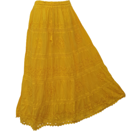 Cotton Voile Embroidered Tier Skirt NEW COLS ADDED! - Image 22