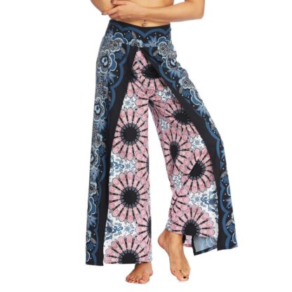 Rayon Doily Print Wraparound Pant - Image 11