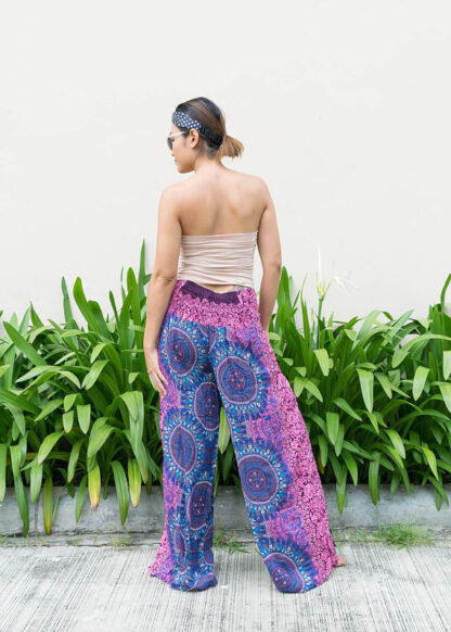 Rayon Doily Print Wraparound Pant - Image 8