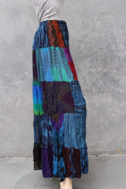 Overdyed Rayon Patch Skirt - Image 6