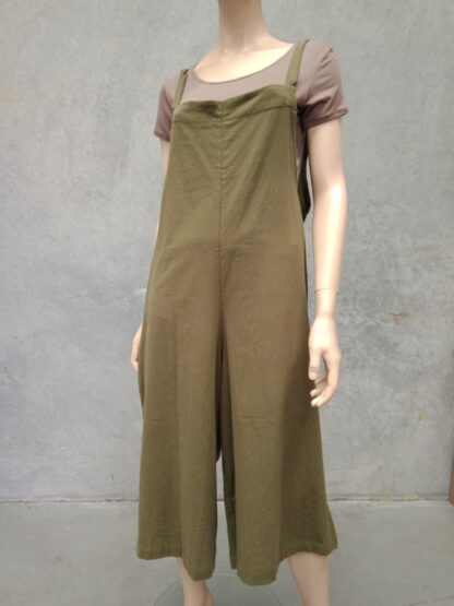 Naturals Cotton Wide Leg  Jumpsuit - Image 7