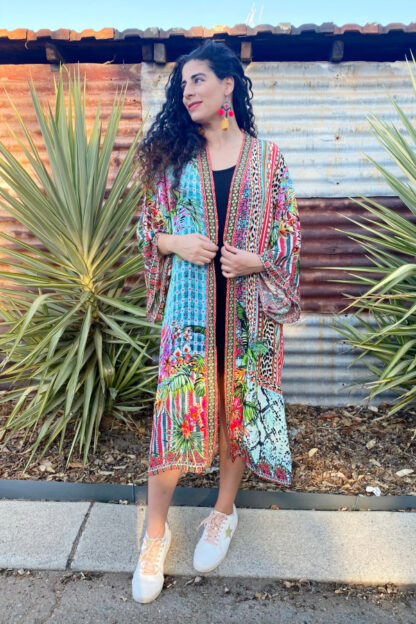 ARTSILK Kimono Duster Jacket IN 2 LOVELY PRINTS