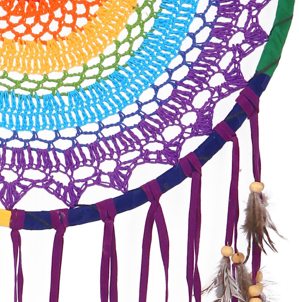 Brilliant Gifts Rainbow Dream Catcher 9x30cm - Kids Bedroom Decor Made In UK