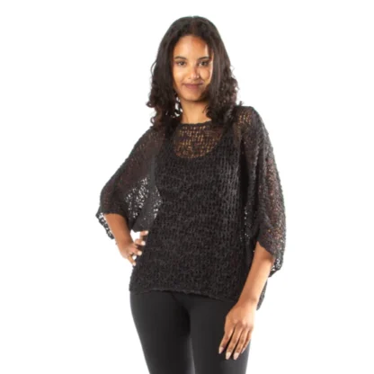HOTSELLER! Poncho Pillow Box Knit Top BACK IN 9 COLS! - Image 2