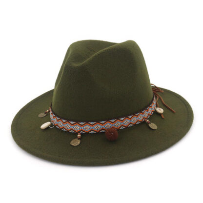Santa Fe Western Hat w Shell Hatband BACK IN 4 COLS! - Image 3