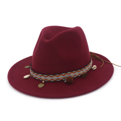 Santa Fe Western Hat w Shell Hatband BACK IN 4 COLS!