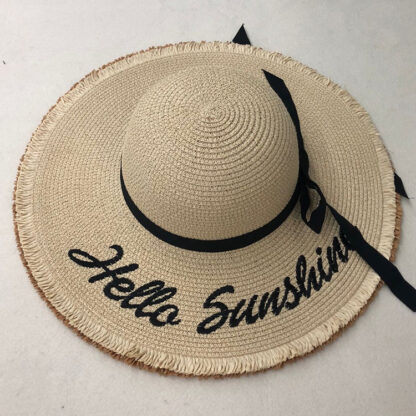 Hello Sunshine Embroidered Hat - Image 3