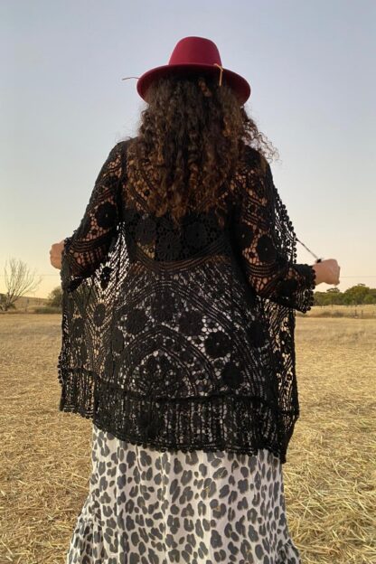Crochet Ornate Lace Cardi - Image 2